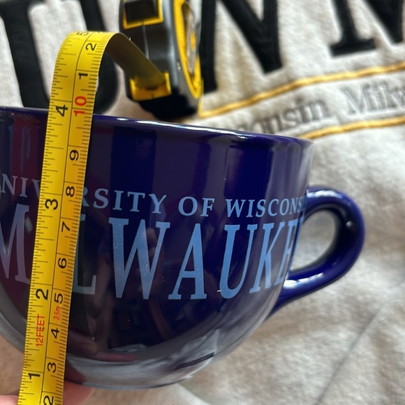 Jansport heavy weight sweatshirt UWMilwaukee + XLarge bowl Campus Store Lot - Picture 11 of 16